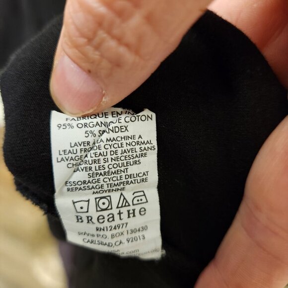 Prana Size Medium Black fit and flare dress with hood - Picture 2 of 7